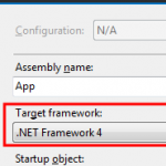 VS-Target_framework