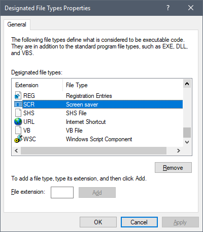 Windows: Файлы Screensaver не блокируются AppLocker?