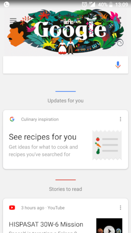 Android: Скрыть экран поиска Google с домашнего экрана