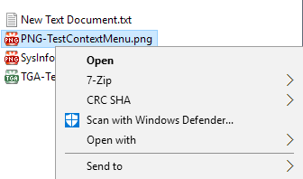 Windows: В контекстном меню отсутствует пункт 'Edit'