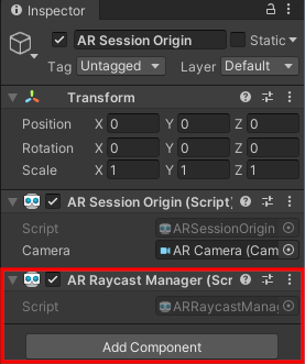 Unity: ARSessionOrigin не содержит метод Raycast