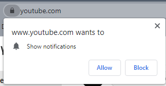 Chrome: Заблокировать уведомления от сайтов